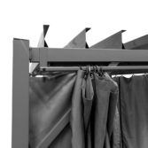 RURIS Pergola – Čelična pergola s podesivim krovom - Slika 3