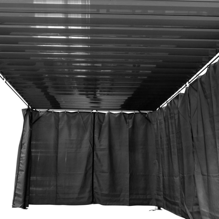 RURIS Pergola – Čelična pergola s podesivim krovom - Slika 5