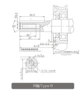 Motor Loncin G200F-R-S – vodoravno vratilo/radilica Ø19,05 mm / 62 mm