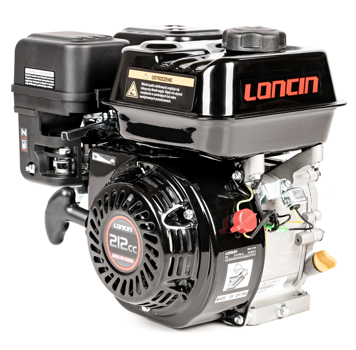 G210FA-A_01.jpg Motor Loncin G210FA-A – vodoravno vratilo/radilica Ø20 mm / 52 mm