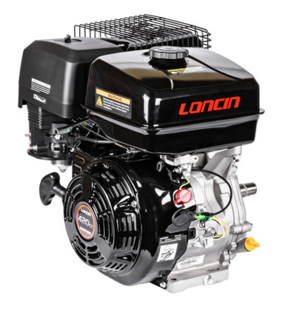 Motor Loncin G420F-I – vodoravno vratilo Ø25,4 mm / 88,5 mm