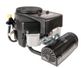 Loncin 586 cm³ V-twin benzinski motor 12,5 kW, električni start, vertikalno vratilo Ø25,4 × 80 mm