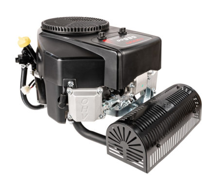 Loncin 586 cm³ V-twin benzinski motor 12,5 kW, električni start, vertikalno vratilo Ø25,4 × 80 mm